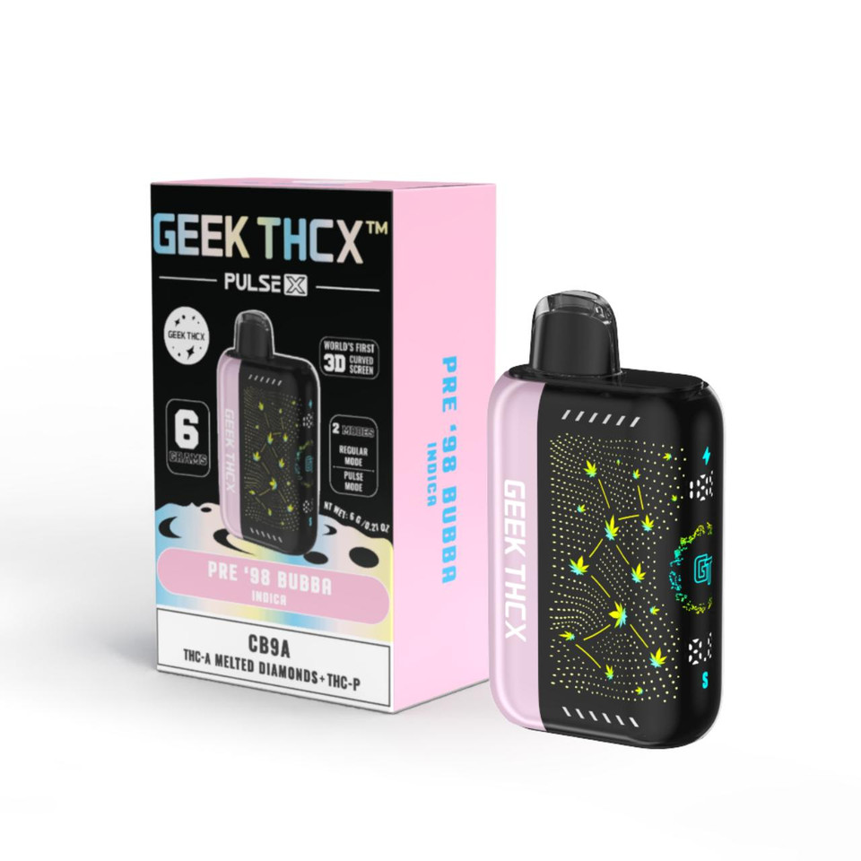 Geek THC-X Pulse X CB9A THC-A THC-P Disposable - 6G Pre 98 Bubba