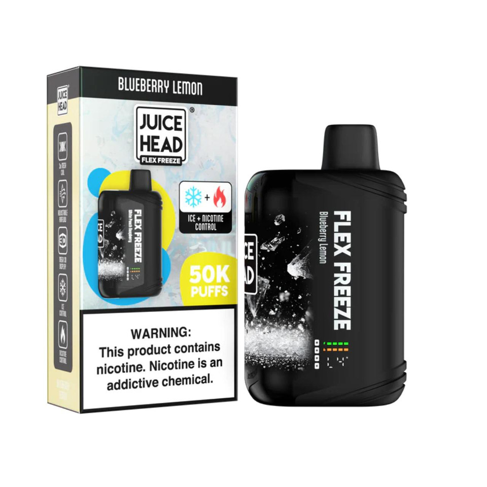 Juice Head Flex Freeze 50K Puff Disposable Blueberry Lemon