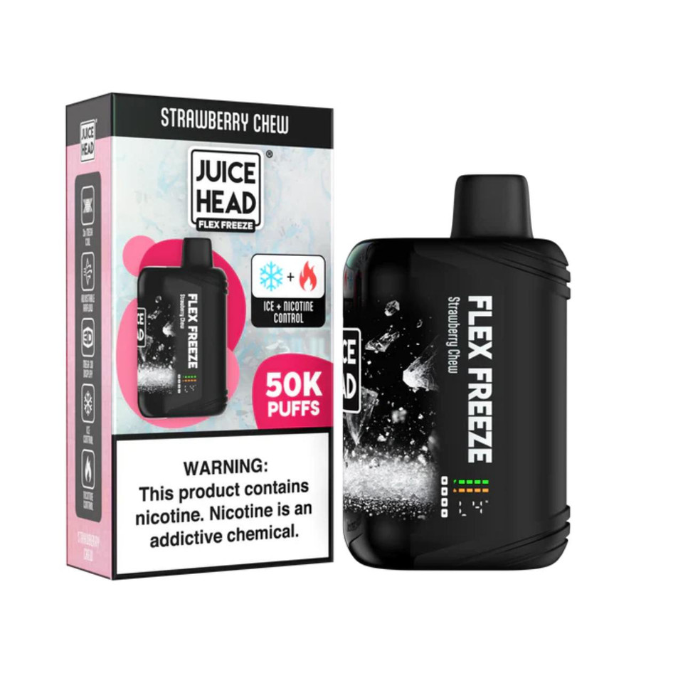 Juice Head Flex Freeze 50K Puff Disposable Strawberry Chew - Freeze