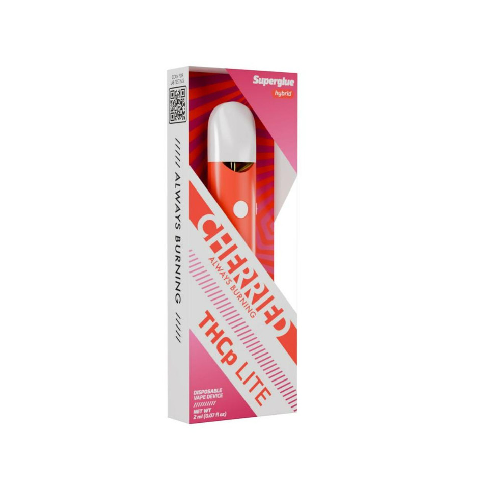 CHERRIED THC-P Lite Disposable - 2ML Super Glue Hybrid