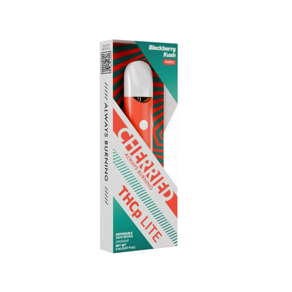 CHERRIED THC-P Lite Disposable - 2ML Blackberry Kush Indica