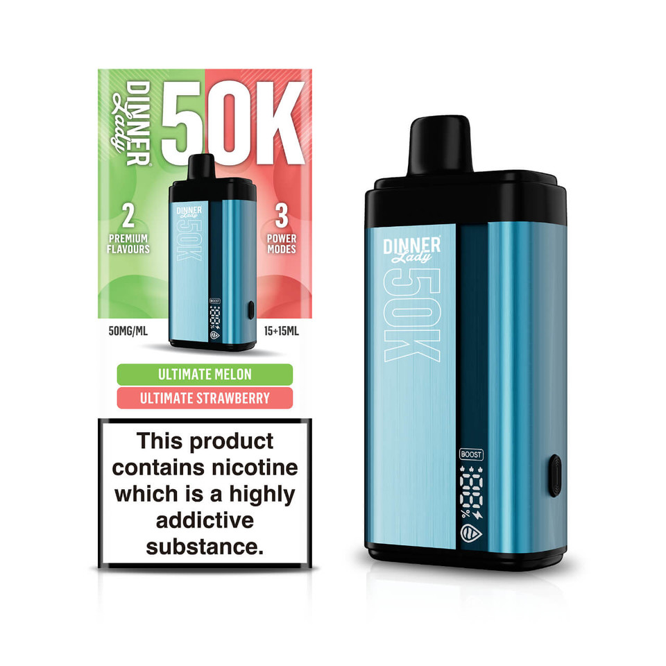 Dinner Lady 50K Puff Disposable Ultimate Melon & Ultimate Strawberry