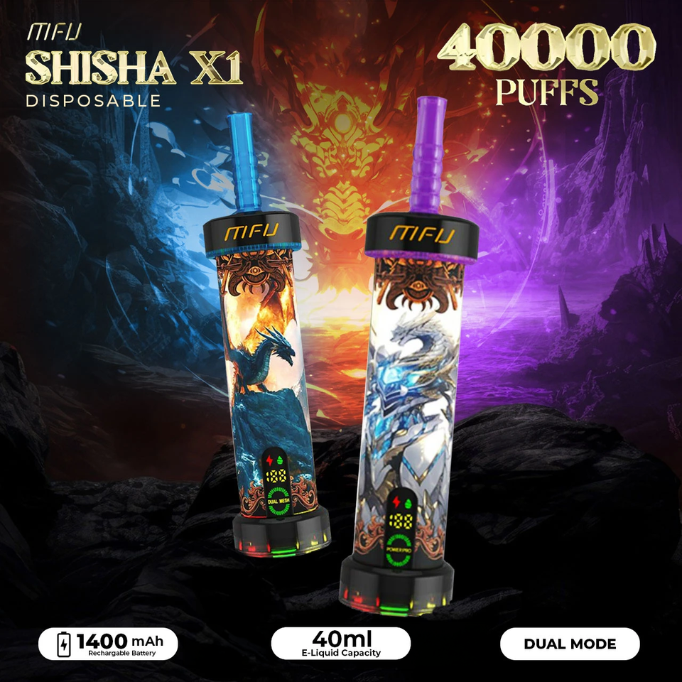 MFU SHISHA X1 Hookah Disposable 40K Puffs