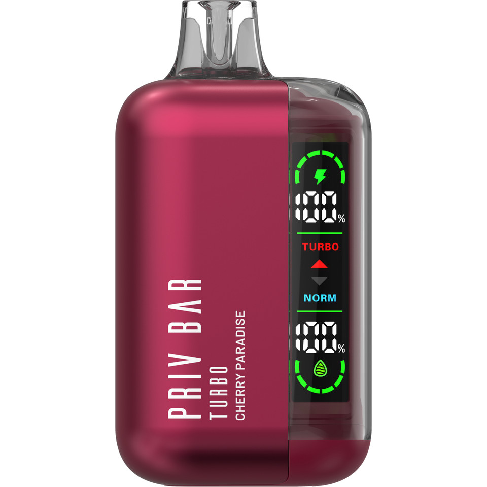 SMOK PRIV Bar Turbo 15,000 Puff Disposable CHERRY PARADISE