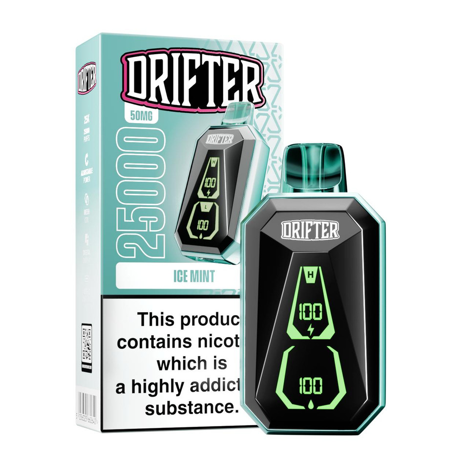 Drifter Bar 25000 Puff Disposable-Ice Mint