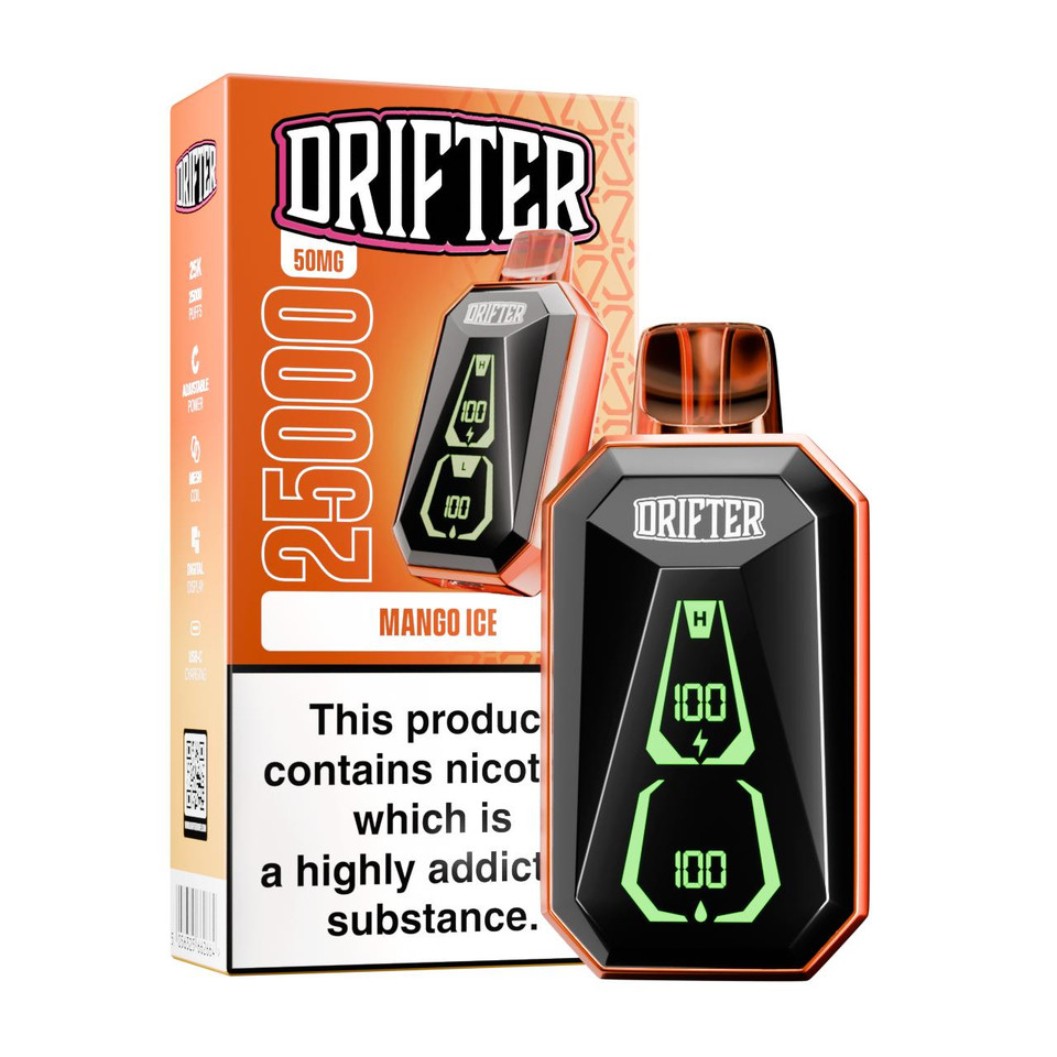 Drifter Bar 25000 Puff Disposable-Mango Ice