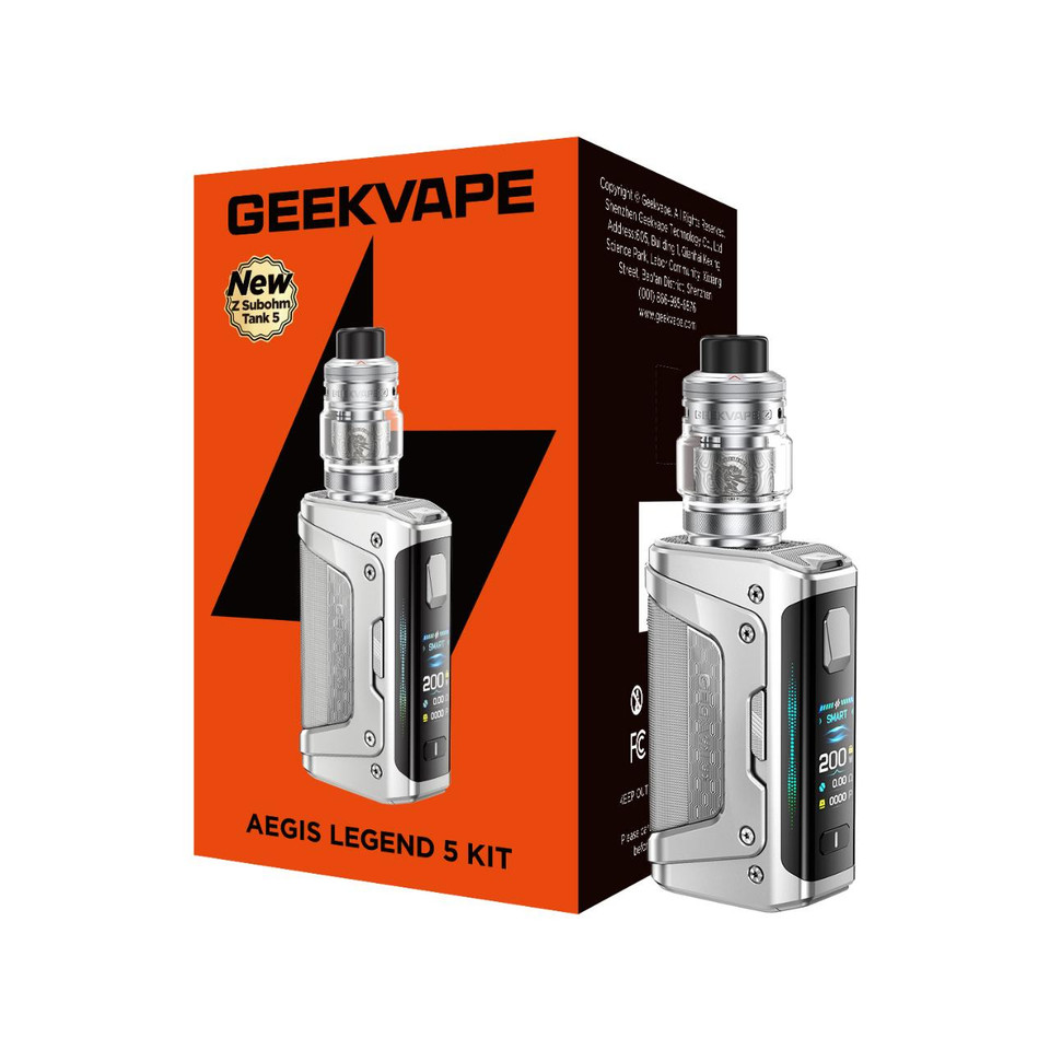 GeekVape Aegis Legend 5 Kit Frost Silver