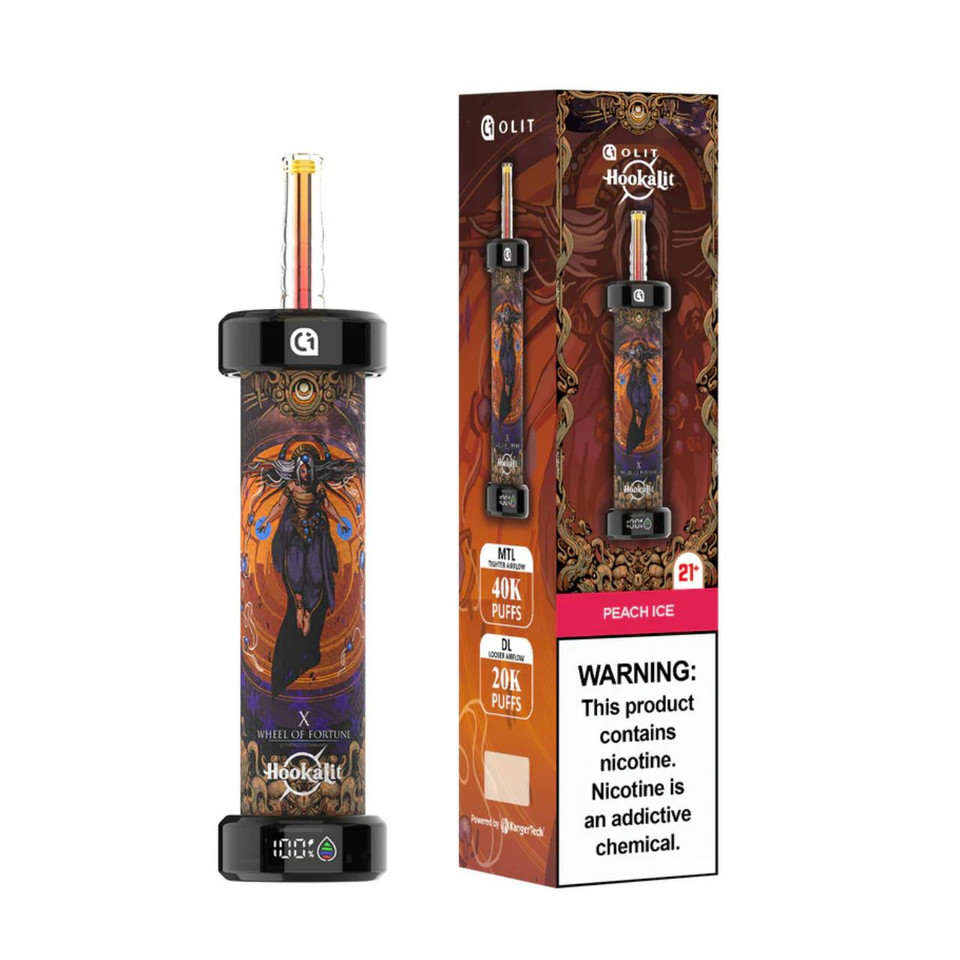 OLIT Hookahlit 40000 Puff Disposable Peach Ice