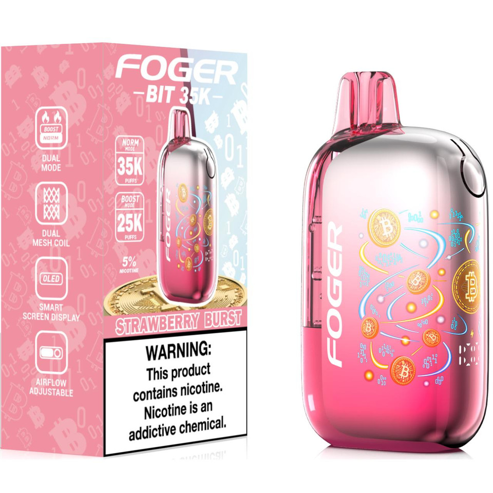 Foger BIT 35K Puff Disposable Strawberry Burst
