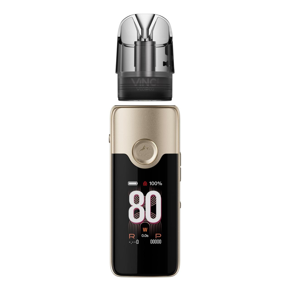 VooPoo Vinci E80 Pod Kit Gold Front