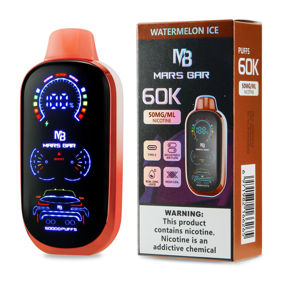 Mars Bar 60K Puff Disposable Watermelon Ice