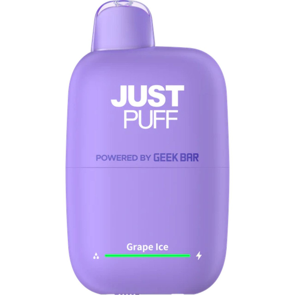 Geek Bar Just Puff 6000 Puff Disposable-Grape Ice