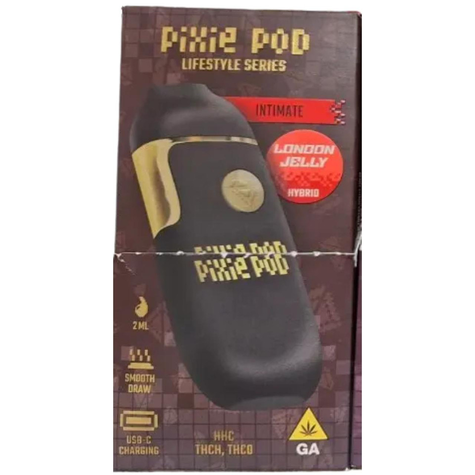 Pixie Pod Lifestyle Series Blend Disposable 2ML London Jelly Hybrid
