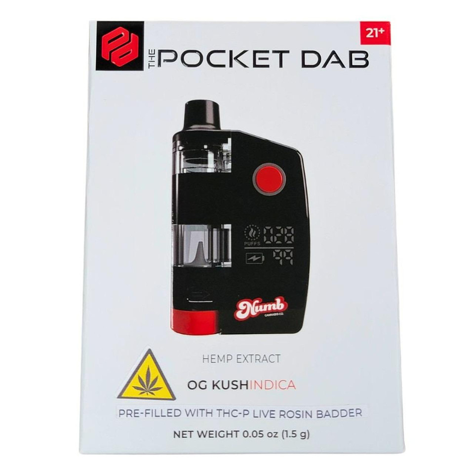 Pocket Dab THC-P Live Rosin Badder CG Kush