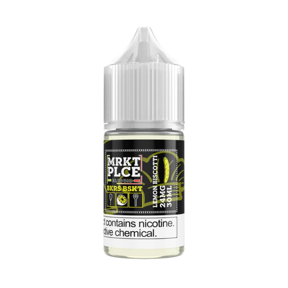 MRKTPLCE BKRS BSKT Lemon Biscotti Salt Nic 30ml E-Juice