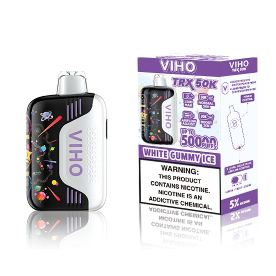 VIHO TRX 50K Puff Disposable white gummy ice