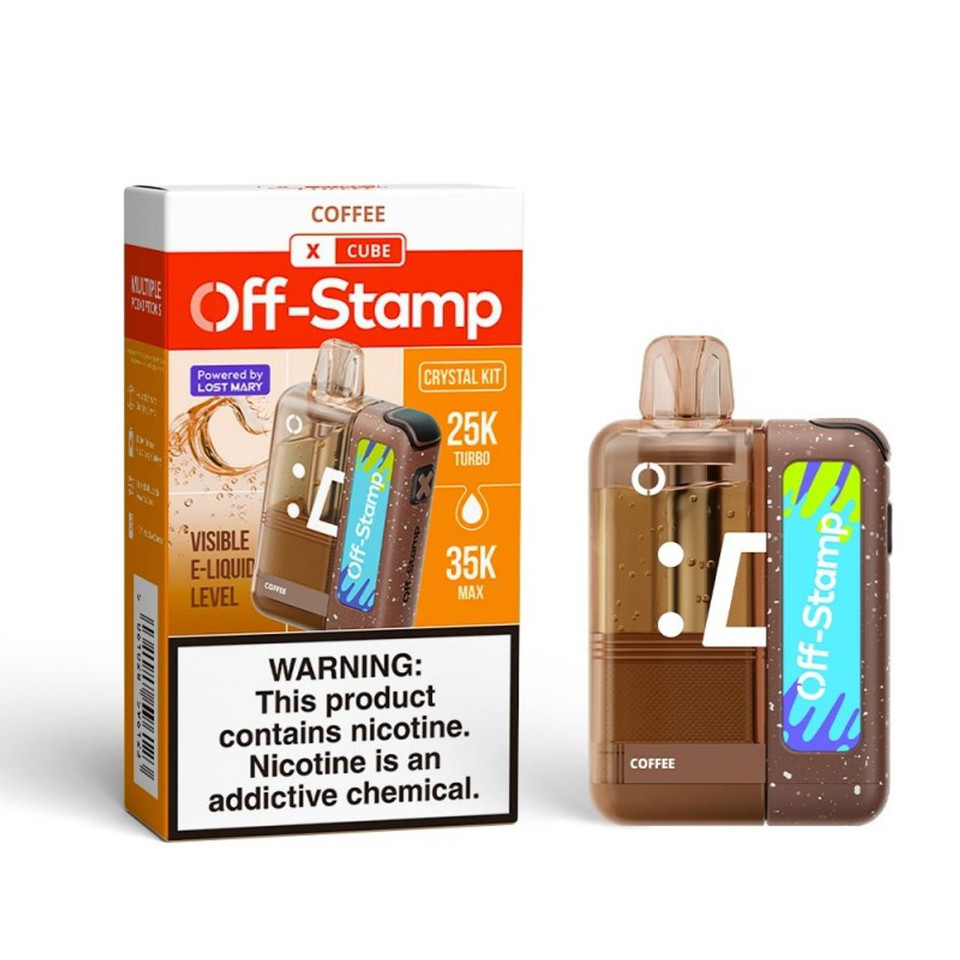 Off Stamp X-Cube Crystal 35K Puff Disposable Coffee