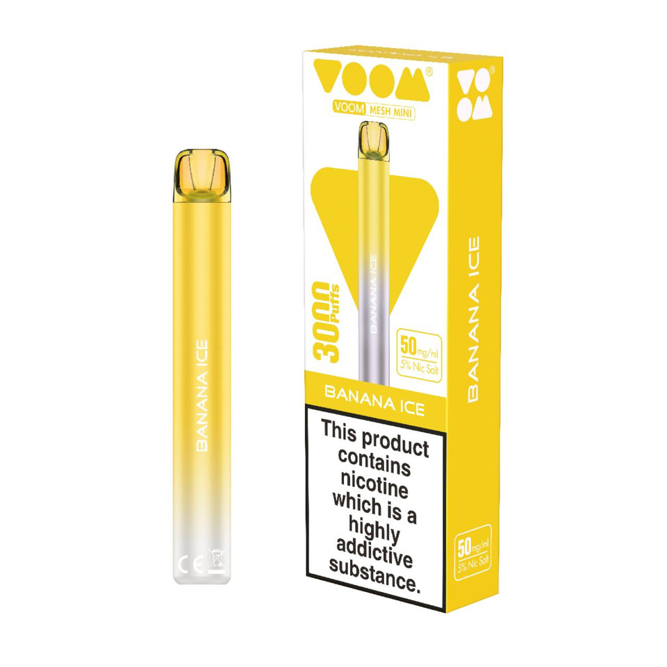 Voom Mesh 3000 Puff Disposable Banana Ice