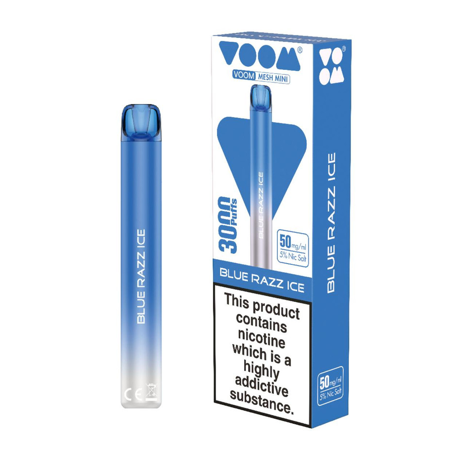 Voom Mesh 3000 Puff Disposable Blue Razz Ice