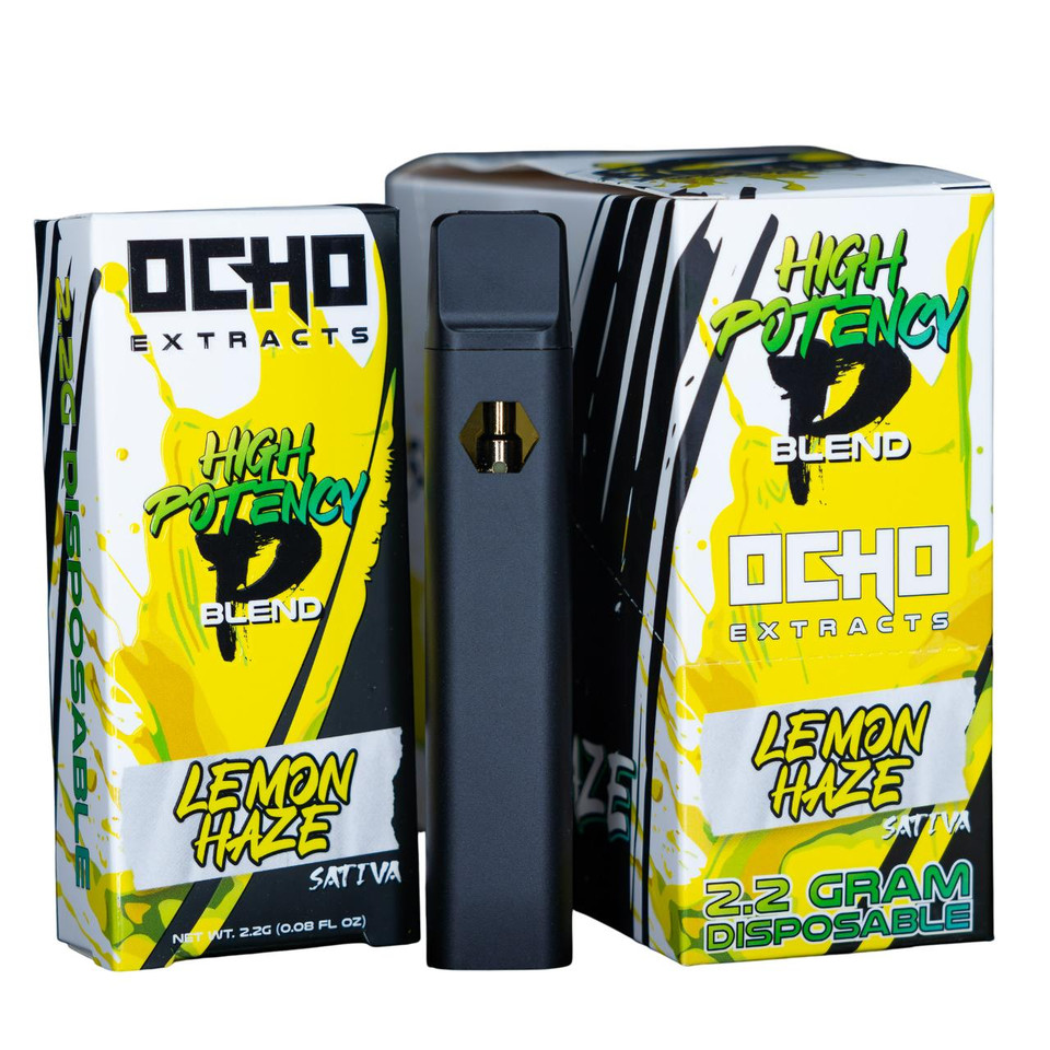 OCHO Extracts High Potency Blend Disposables 2.2G Lemon Haze Sativa