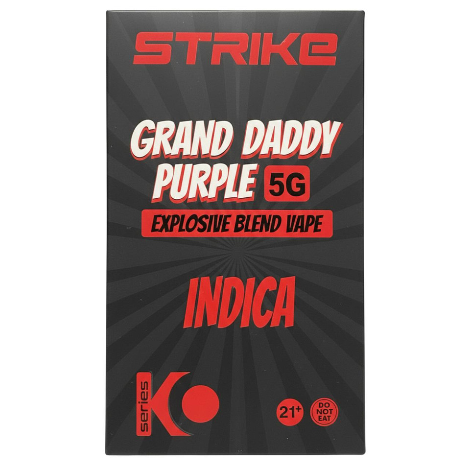 Strike Knock Out Series Blend Disposable 5G Granddaddy Purple Indica