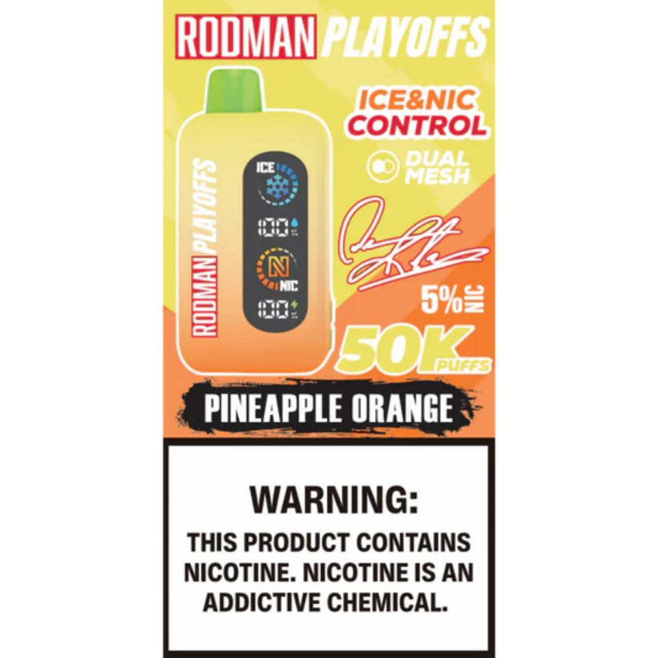 RODMAN Playoffs Ice-Nic Control 50K Puff Disposable Box