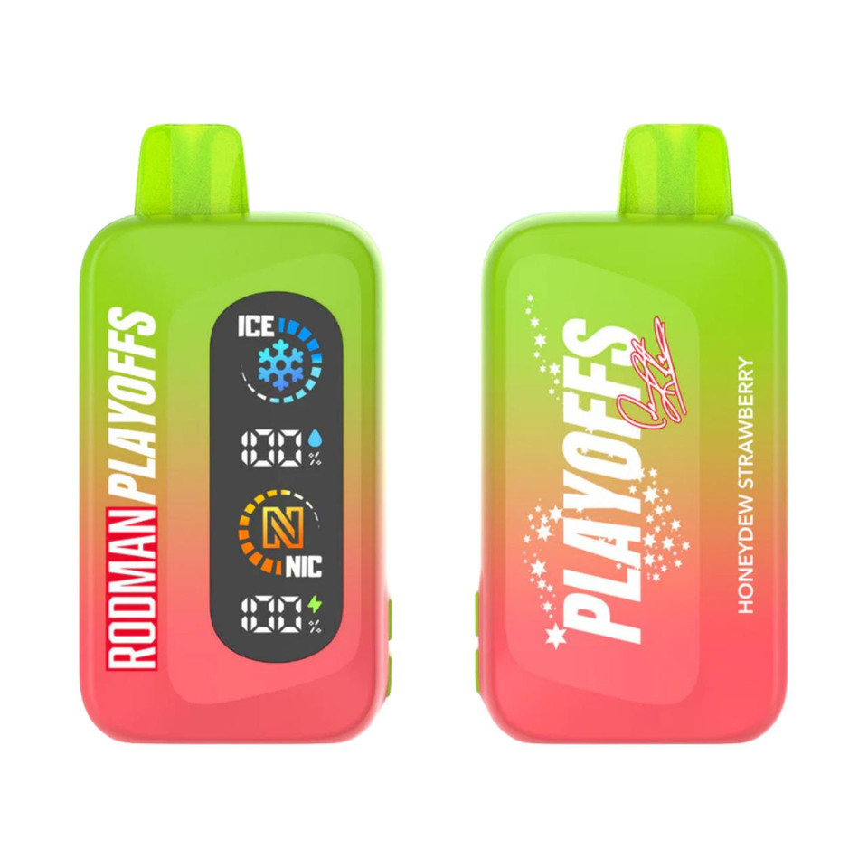 RODMAN Playoffs Ice-Nic Control 50K Puff Disposable Honeydew Strawberry