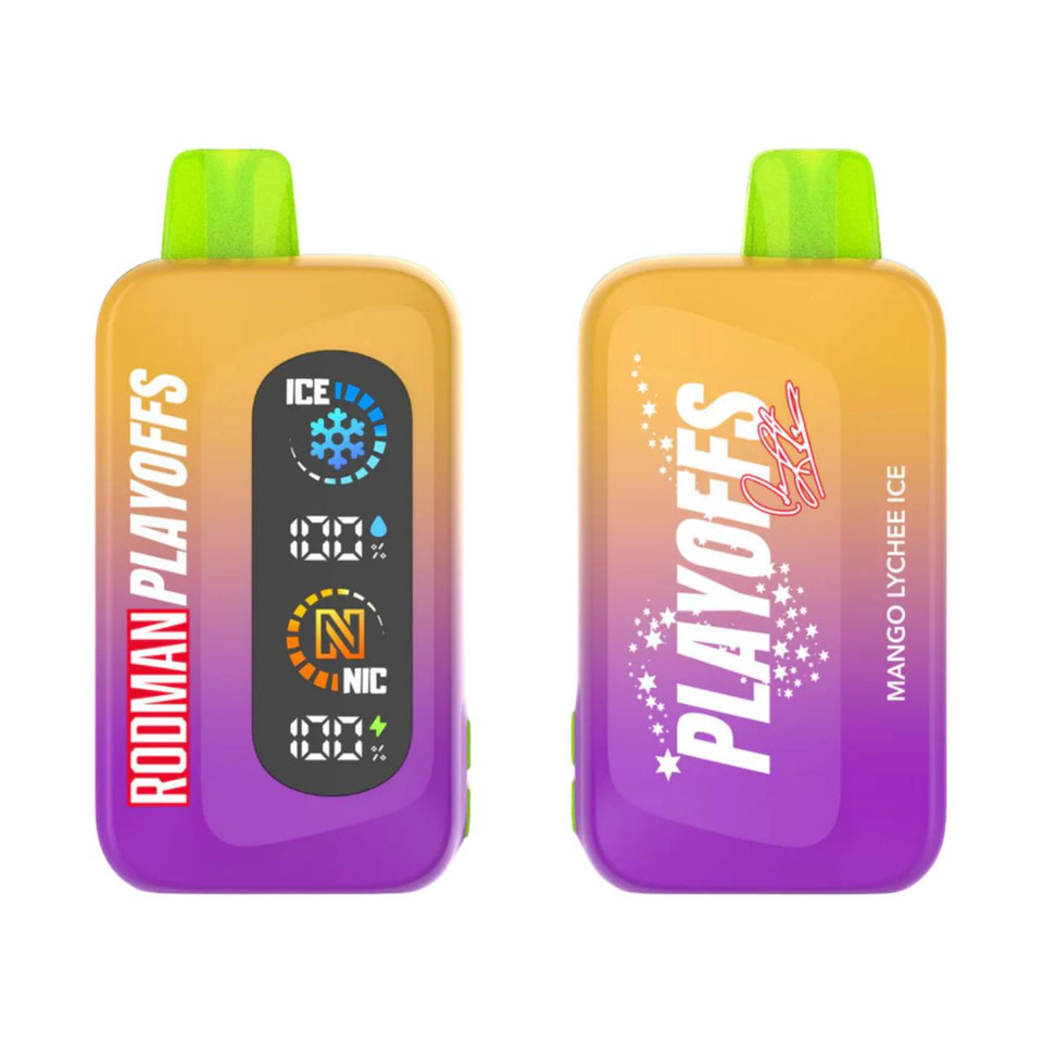 RODMAN Playoffs Ice-Nic Control 50K Puff Disposable Mango Lychee Ice