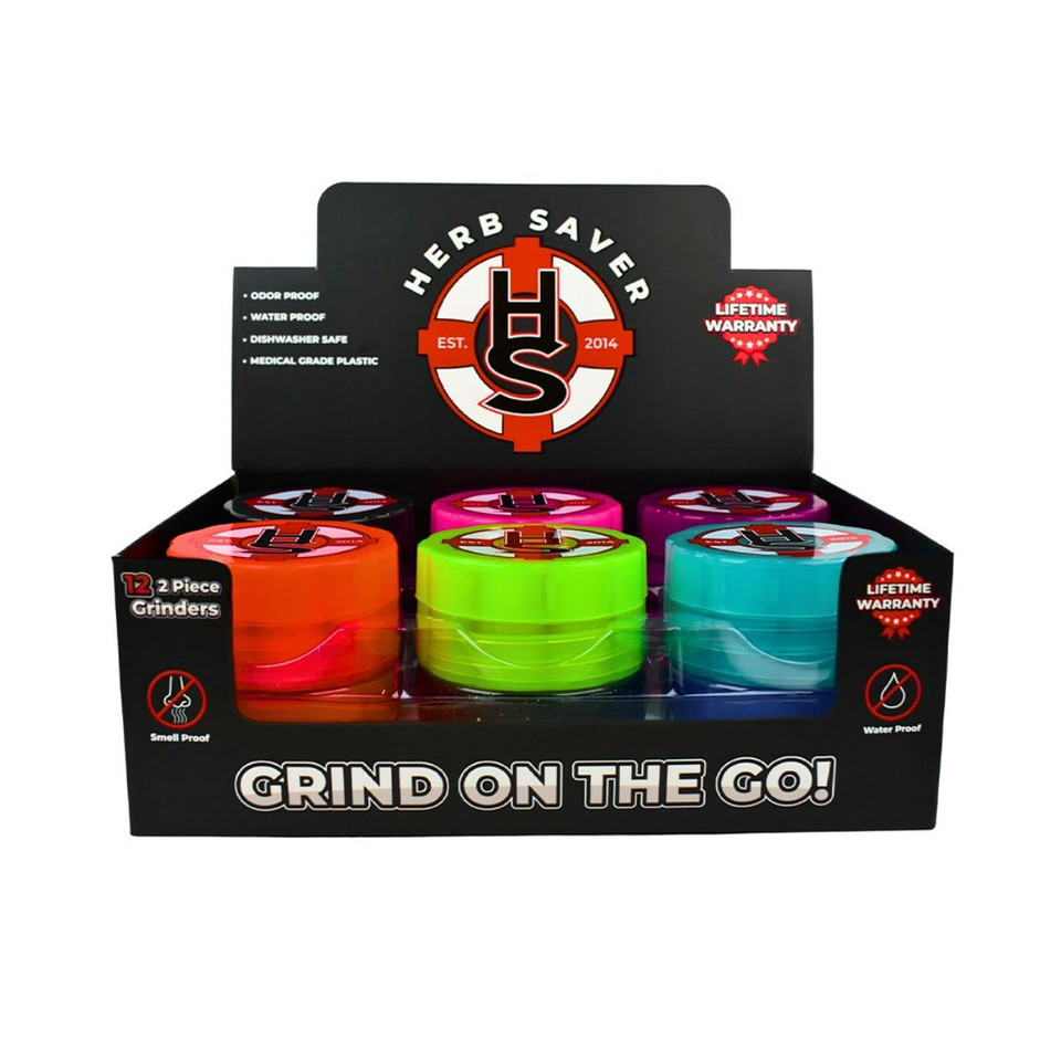 Herb Saver Grinder 2PCS - 12CT