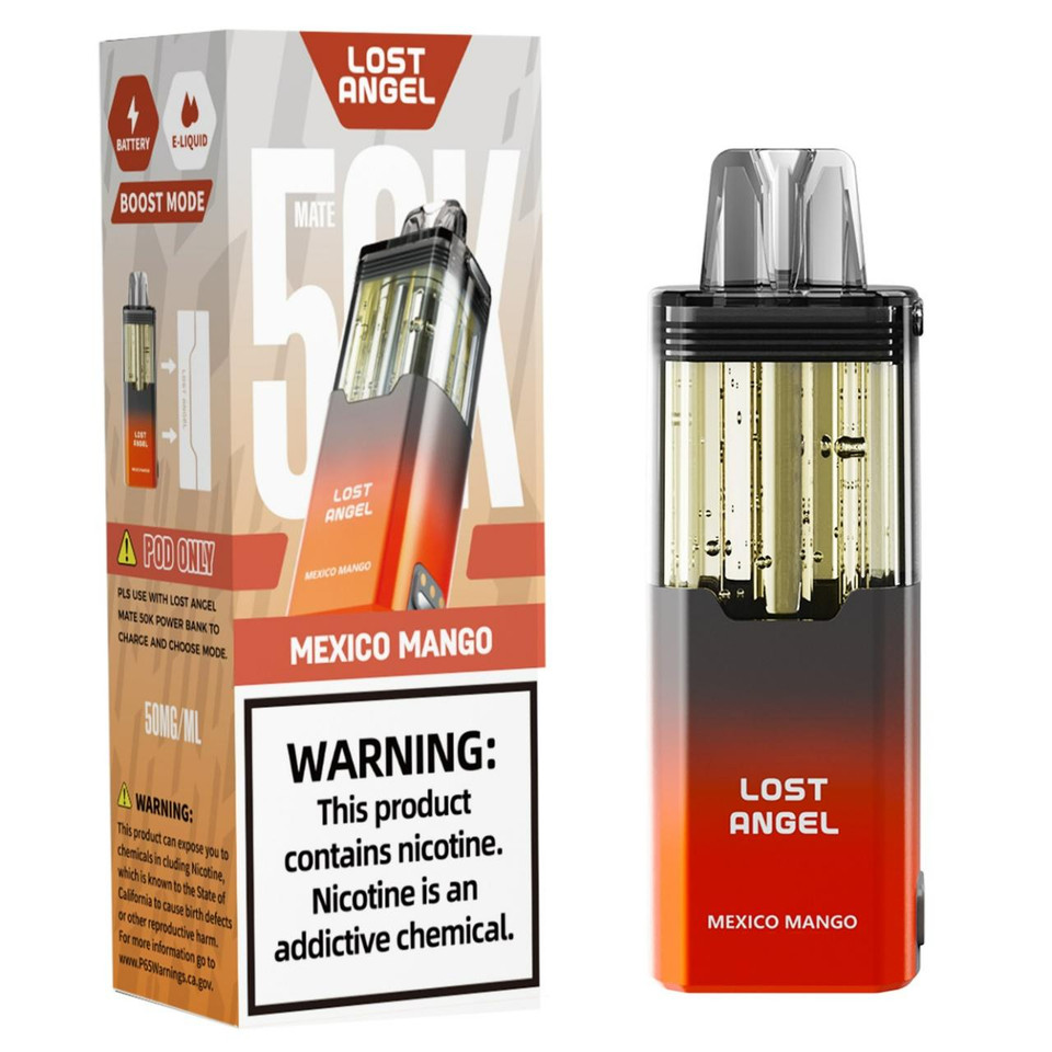 Lost Angel Mate 50K Puff Disposable Pod Mexico Mango