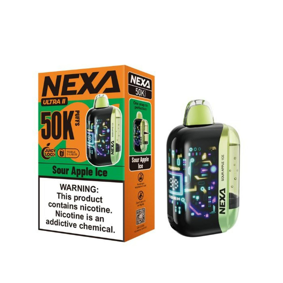 NEXA Ultra ll 50000 Puff Disposable Sour Apple Ice