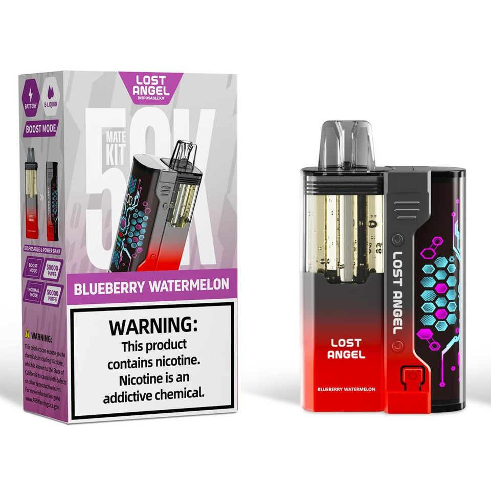Lost Angel Mate Kit 50K Puff Disposable Blueberry Watermelon