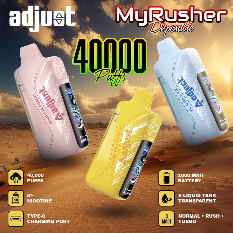 Adjust MyRusher 40K Puff Disposable