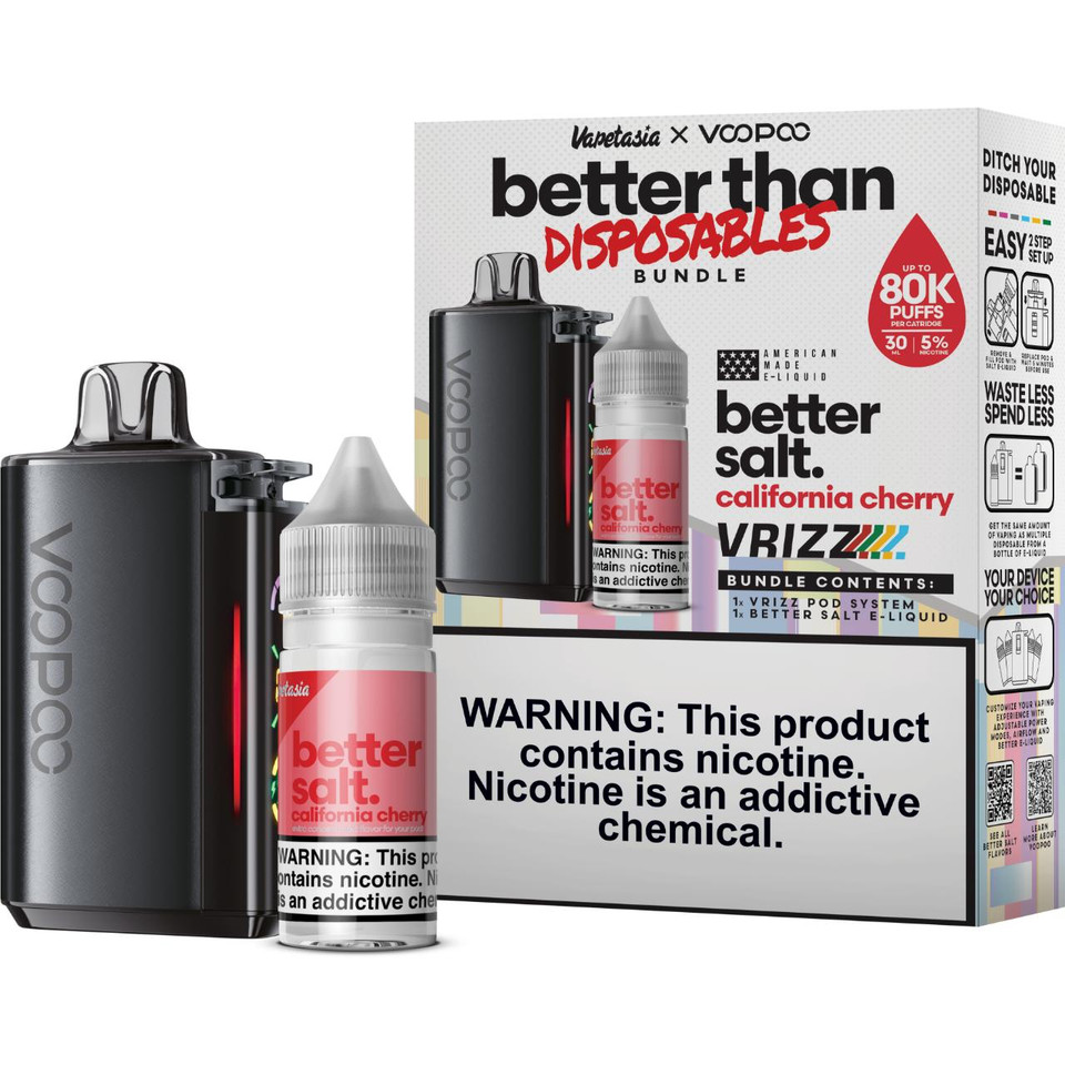 Better Salt x Voopoo Vrizz Bundle Kit California Cherry