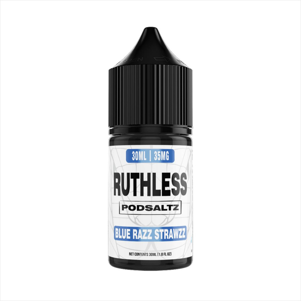 Ruthless Essentials Blue Razz Strawzz Salt 30ml E-Juice