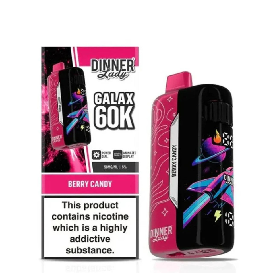 Dinner Lady Galax 60K Puff Disposable-Berry Candy