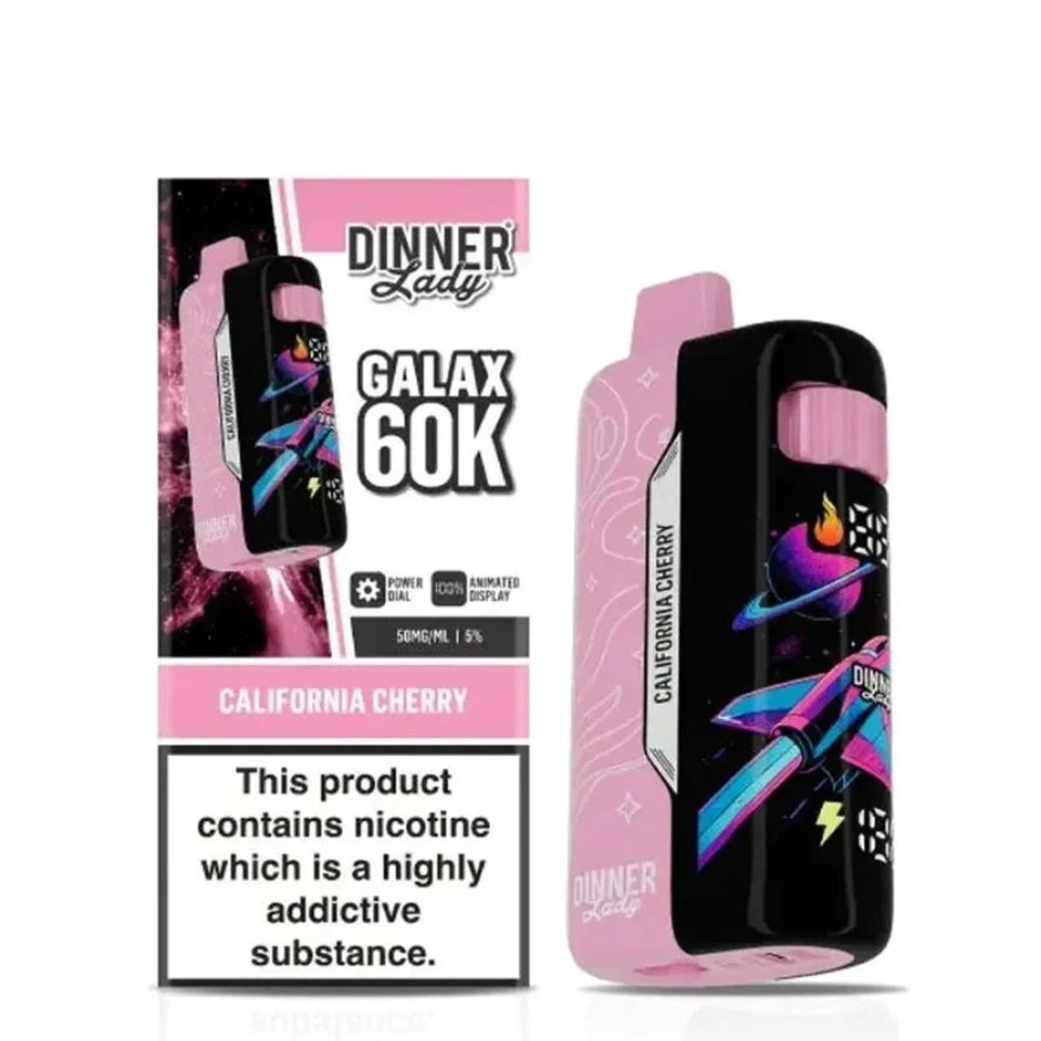 Dinner Lady Galax 60K Puff Disposable-California Cherry
