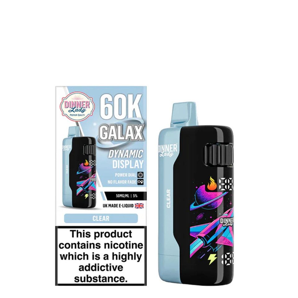 Dinner Lady Galax 60K Puff Disposable-Clear