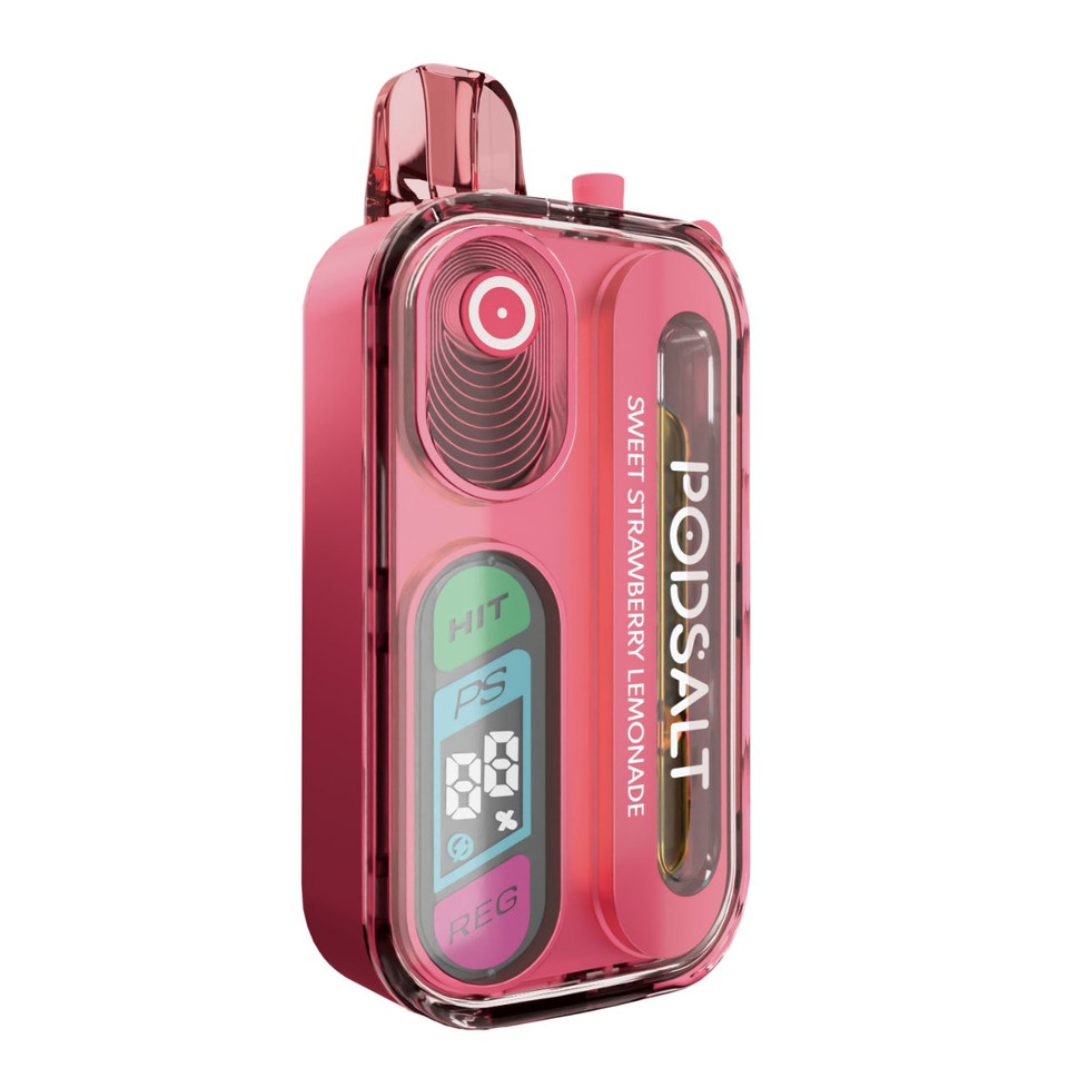 Pod Salt Hit 40K Puff Disposable-Sweet Strawberry Lemonade