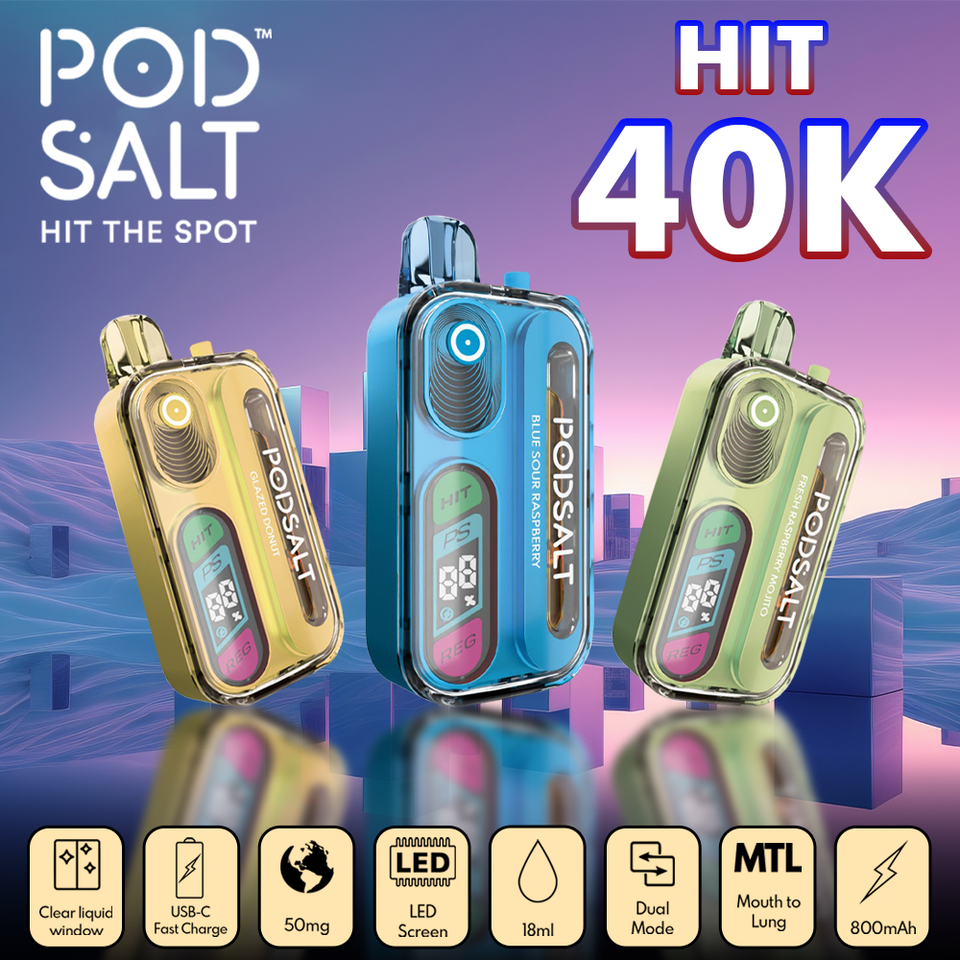 Pod Salt Hit 40K Puff Disposable