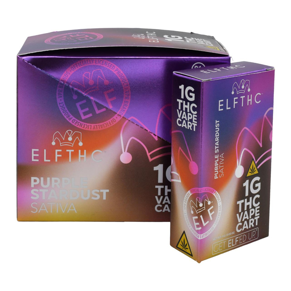 ELFTHC THC Vape Cartridge 1G Box