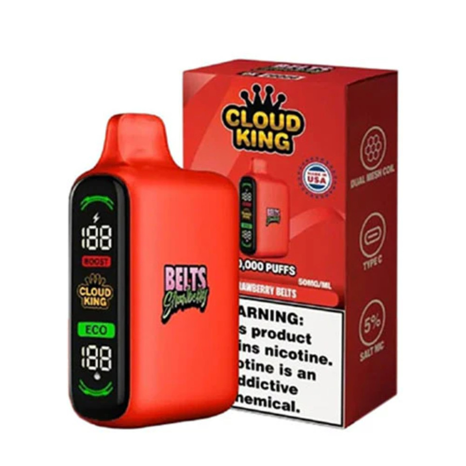 Cloud King 20K Puff Disposable Strawberry Belts