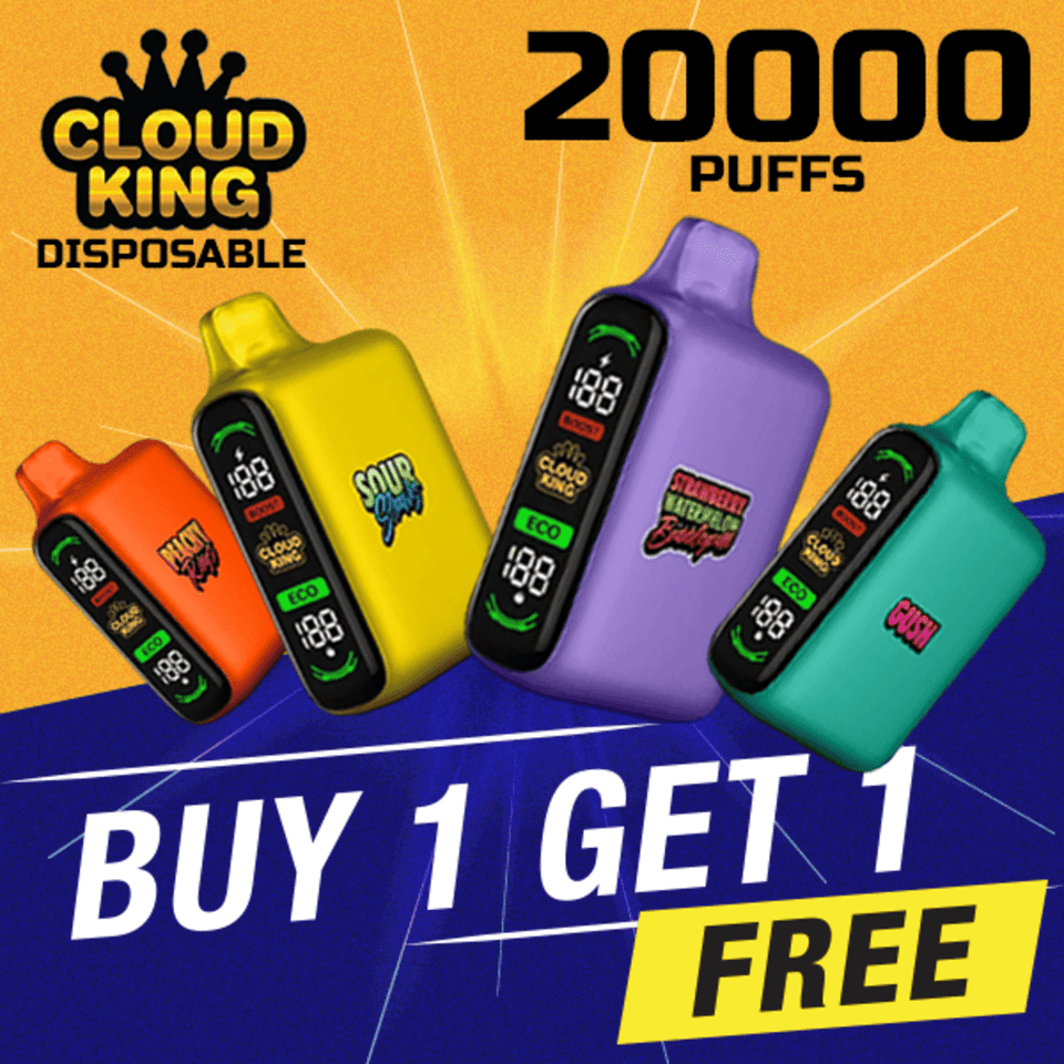 Cloud King Disposable | 20K Puffs - Buy 1 Get 1 Free