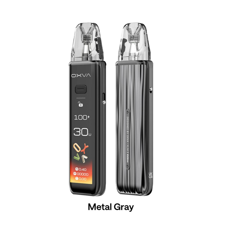 OXVA Xlim 3 Ultra Kit Metal Gray