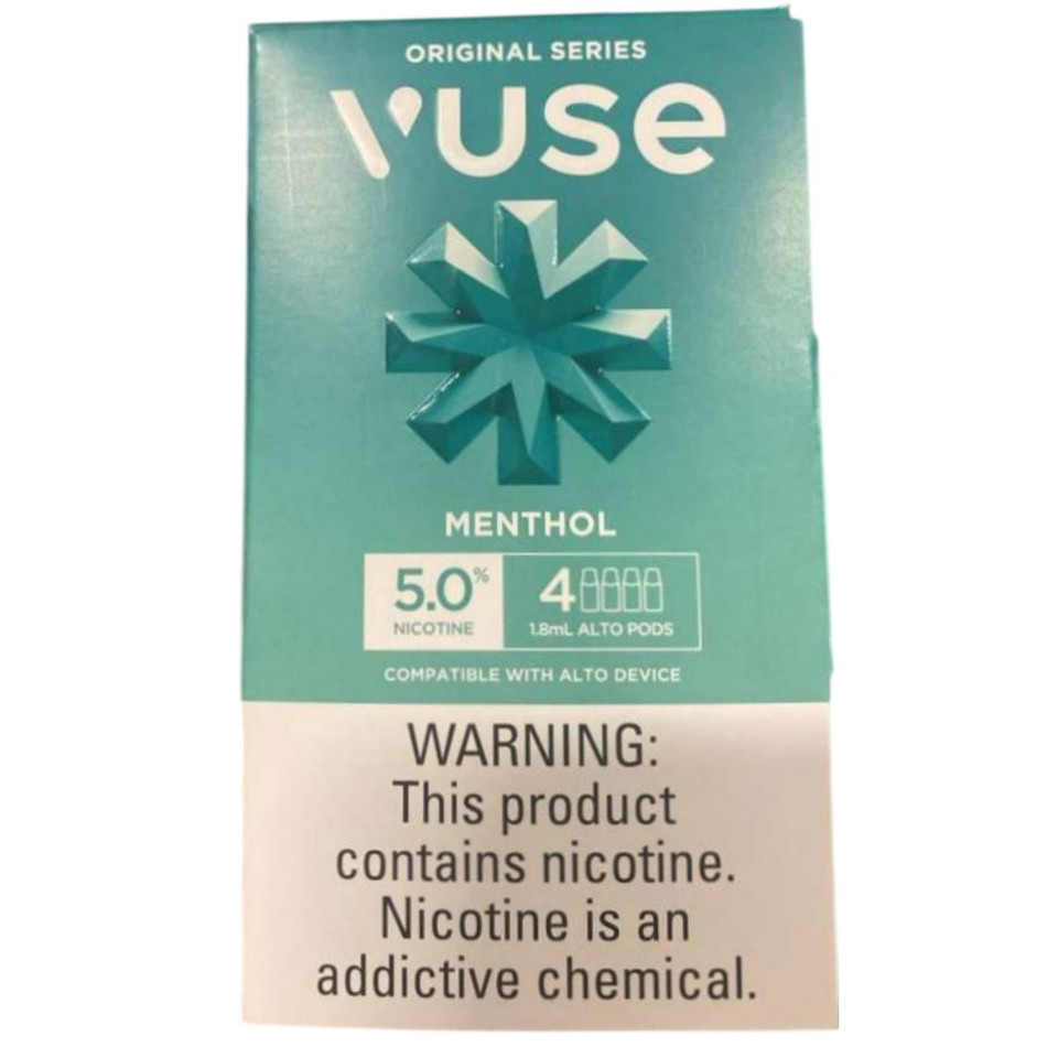 Vuse Alto Prefilled Replacement Pod 1.8ML - 5.0%  Pack of 4 Menthol