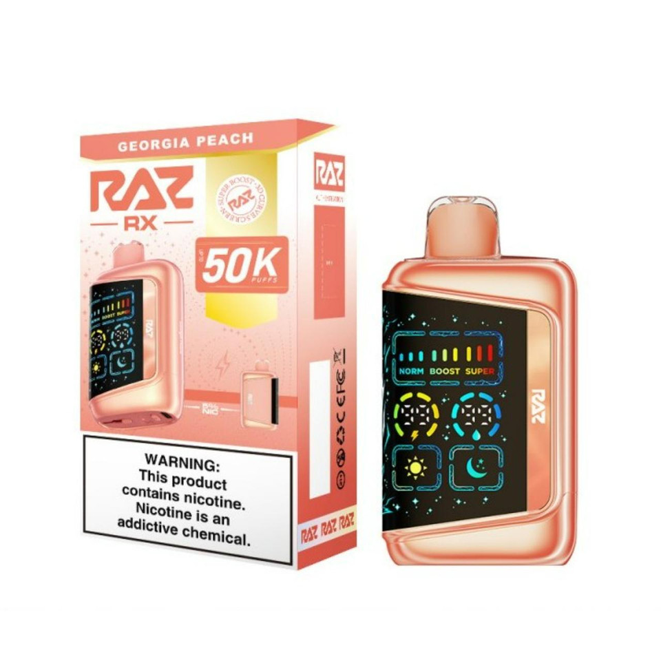 RAZ RX 50K Puff Disposable Georgia Peach - Classic Edition