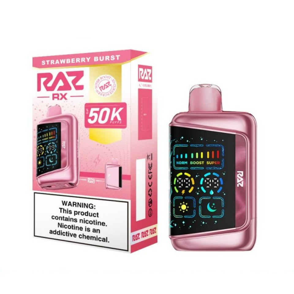 RAZ RX 50K Puff Disposable Strawberry Burst - Classic Edition