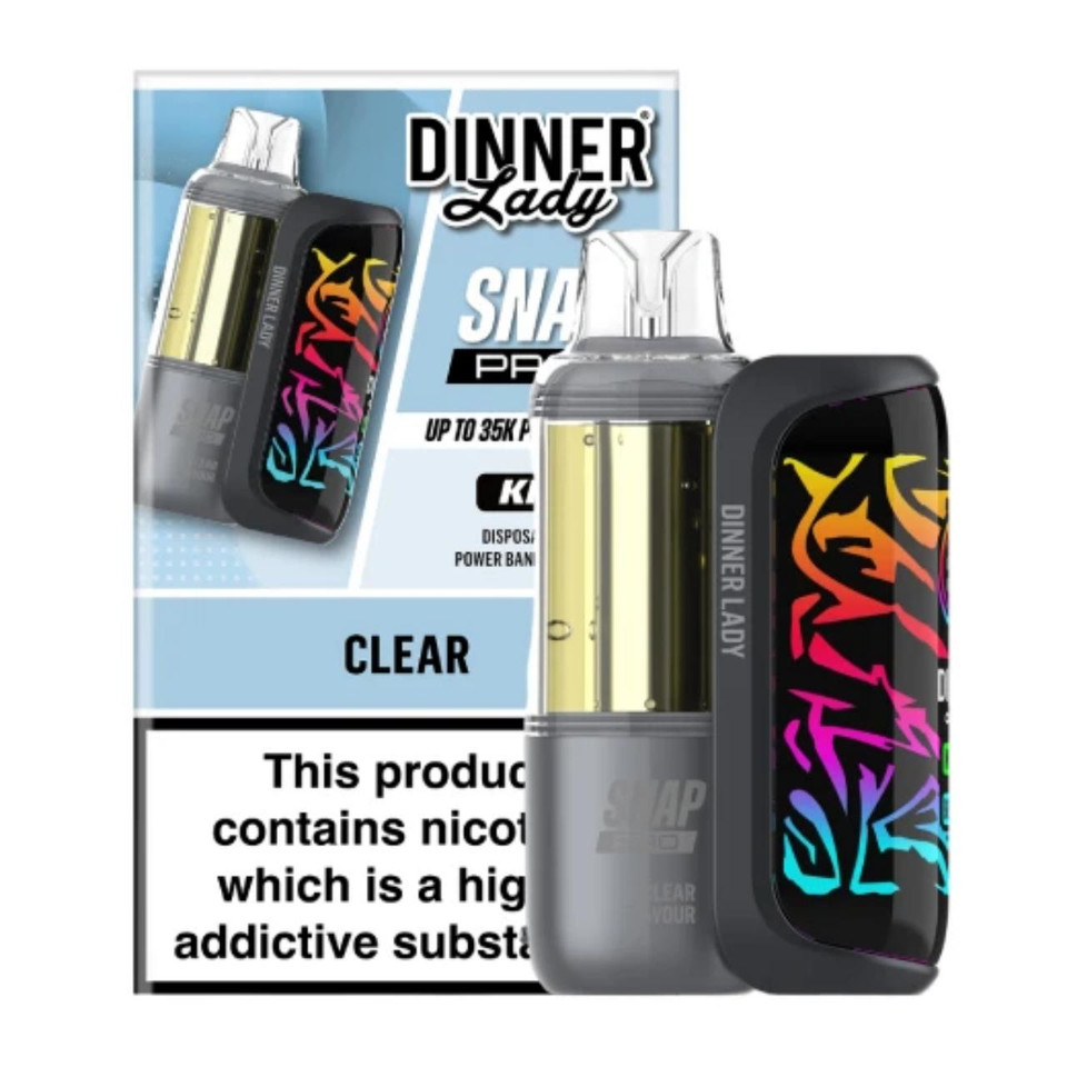 Dinner Lady Snap Pro Kit 35K Puff Disposable Clear