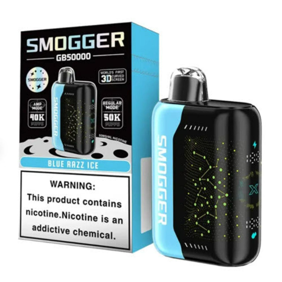 Smogger GB50000 Puff Disposable Blue Razz Ice