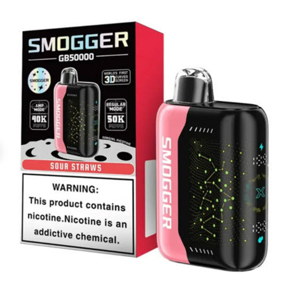Smogger GB50000 Puff Disposable Sour Straws